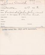 Jane Smith Student Information Card Jane Smith Student Information Card