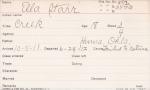 Ella Starr Student Information Card Ella Starr Student Information Card