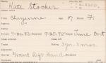 Kate Stocker Student Information Card Kate Stocker Student Information Card
