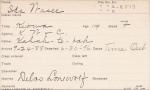 Ida Wasee Student Information Card Ida Wasee Student Information Card