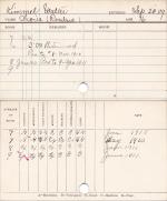 Walter Kimmel Progress Card Walter Kimmel Progress Card