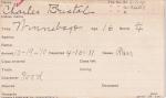 Charles Bristol Student Information Card Charles Bristol Student Information Card