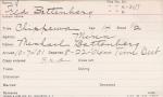Fred Battenburg Student Information Card Fred Battenburg Student Information Card