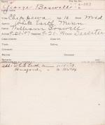 George Boswell Student Information Card George Boswell Student Information Card