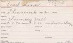 Fred Bunn Student Information Card Fred Bunn Student Information Card
