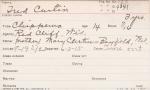 Fred Curtin Student Information Card Fred Curtin Student Information Card