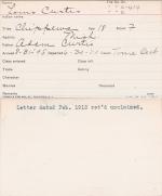 Louis Curtis Student Information Card Louis Curtis Student Information Card