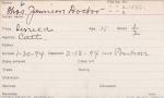 Thomas Jamerson Doctor Student Information Card Thomas Jamerson Doctor Student Information Card
