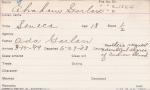 Abraham Garlow Student Information Card Abraham Garlow Student Information Card
