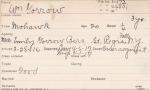 William Gorrow Student Information Card William Gorrow Student Information Card