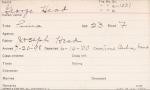 George Head Student Information Card George Head Student Information Card
