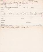 Alfrich Heap-of-Birds Student Information Card Alfrich Heap-of-Birds Student Information Card