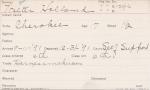 Walter Holland Student Information Card Walter Holland Student Information Card