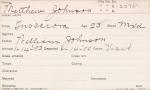 Matthew Johnson Student Information Card Matthew Johnson Student Information Card