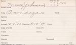Moses Johnson Student Information Card Moses Johnson Student Information Card