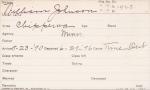 William Johnson Student Information Card William Johnson Student Information Card