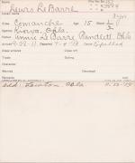 Lewis Le Barre Student Information Card Lewis Le Barre Student Information Card