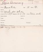 Louis Levering Student Information Card Louis Levering Student Information Card