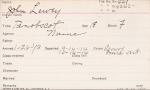 John Lewey Student Information Card John Lewey Student Information Card