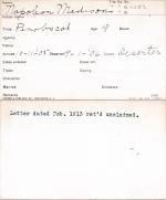 Napoleon Madison Student Information Card Napoleon Madison Student Information Card