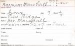 Harrison Marshall Student Information Card Harrison Marshall Student Information Card