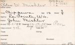 Peter William Mishler Student Information Card Peter William Mishler Student Information Card