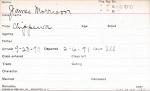 James Morrison Student Information Card James Morrison Student Information Card