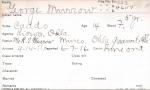 George Murrow Student Information Card George Murrow Student Information Card