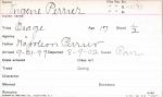 Eugene Perrier Student Information Card Eugene Perrier Student Information Card