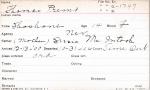 Thomas Premo Student Information Card Thomas Premo Student Information Card