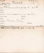 Henry Priest Student Information Card Henry Priest Student Information Card