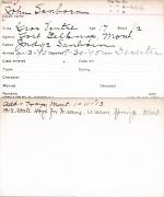 John Sanborn Student Information Card John Sanborn Student Information Card
