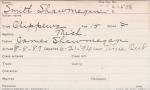 Smith Shawmegaw Student Information Card Smith Shawmegaw Student Information Card