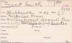 Frank Smith Student Information Card Frank Smith Student Information Card