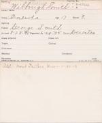 Wilbough Smith Student Information Card Wilbough Smith Student Information Card