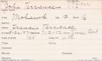 John Terrance Student Information Card John Terrance Student Information Card