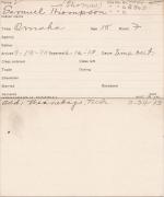 Samuel Thompson Student Information Card Samuel Thompson Student Information Card
