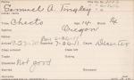 Samuel Tingley Student Information Card Samuel Tingley Student Information Card