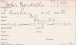 John Tyndall Student Information Card John Tyndall Student Information Card