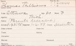 Thomas Williams Student Information Card Thomas Williams Student Information Card