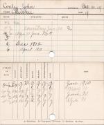 John Conley Progress Card John Conley Progress Card