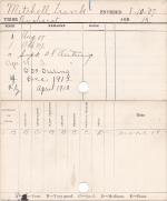Frank Mitchell Progress Card Frank Mitchell Progress Card