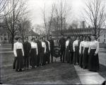 Class of 1913 on the School Grounds [version 2], 1913