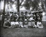 Twenty-nine female students in formal dress [version 1], c.1905