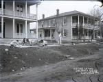 Student Masons Laying Sidewalk, c.1909