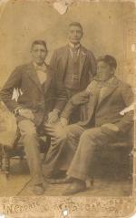 Three Sioux Male Students, 1893
