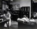 Working in the Print Shop Office, c. 1909