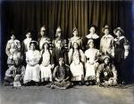 Male and Female Students, the Principal Cast Members of "The Captain of Plymouth," 1909