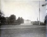 Student Body Assembled For Flag Raising, c.1909