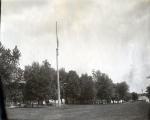 Central Campus with Flag Pole, c. 1909